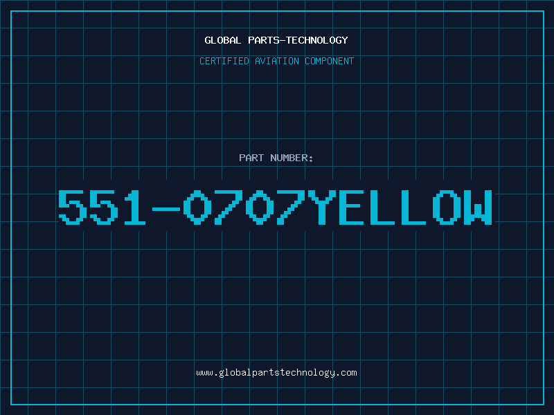 Aviation Part 551-0707YELLOW