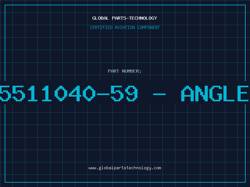 Aviation Part 5511040-59 - ANGLE