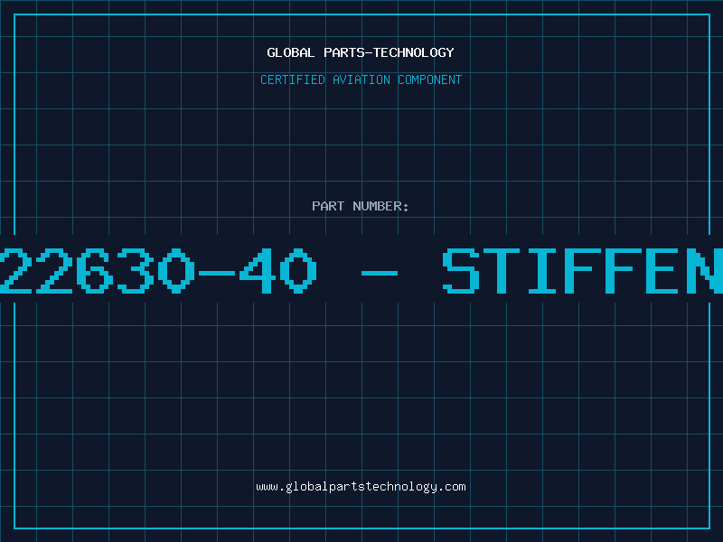 Aviation Part 5522630-40 - STIFFENER