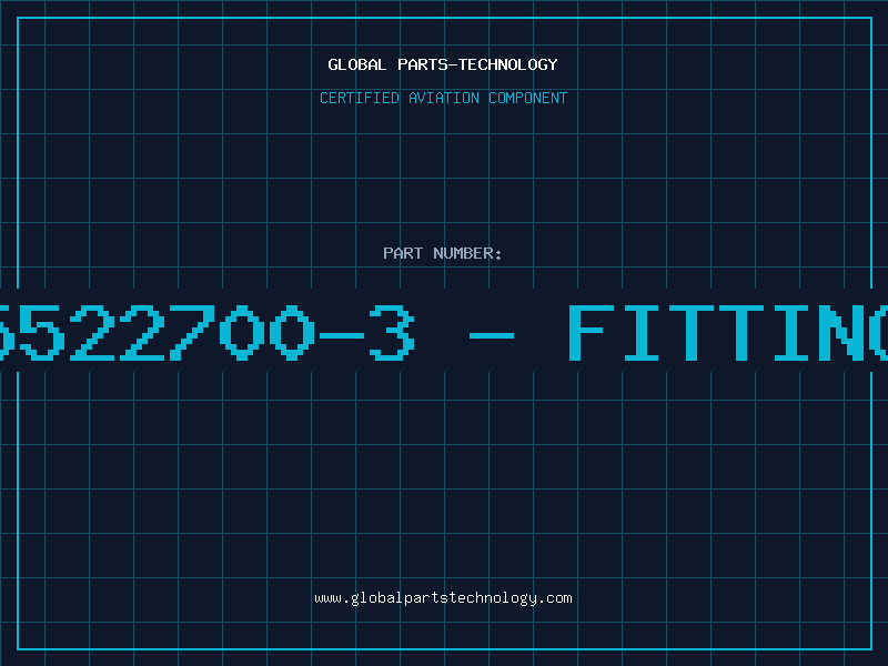 Aviation Part 5522700-3 - FITTING