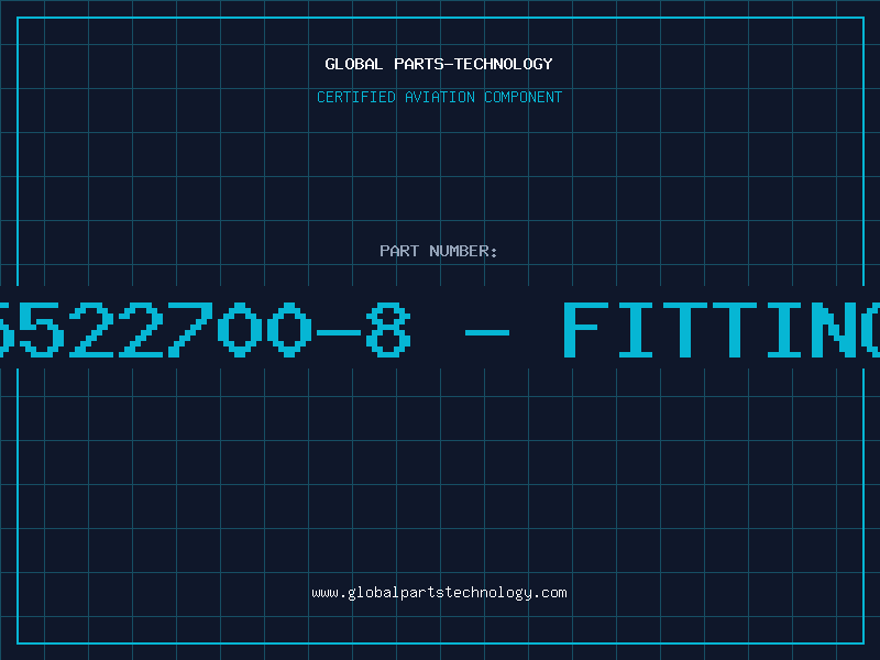 Aviation Part 5522700-8 - FITTING