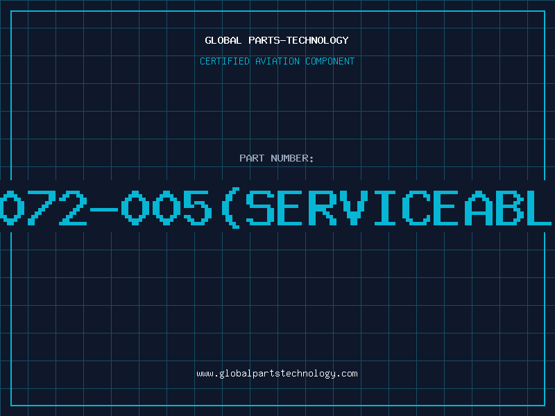 Aviation Part 554-9072-005(serviceablepart