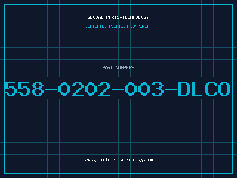 Aviation Part 558-0202-003-DLCO