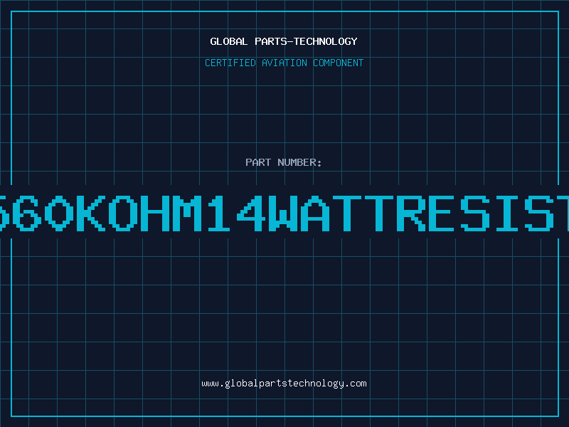 Aviation Part 560KOhm14WattResist