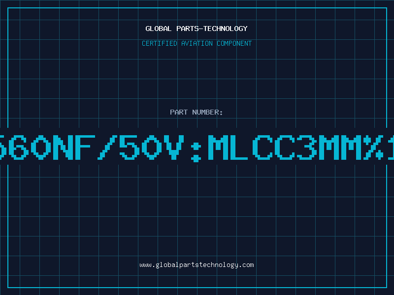 Aviation Part 560NF/50V:MLCC3MM%1