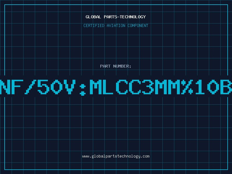 Aviation Part 560NF/50V:MLCC3MM%10BULK