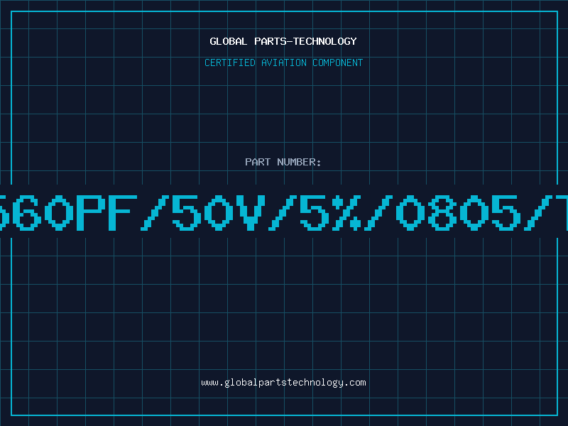 Aviation Part 560PF/50V/5%/0805/T