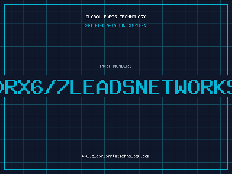Aviation Part 560RX6/7LEADSNETWORKSIL