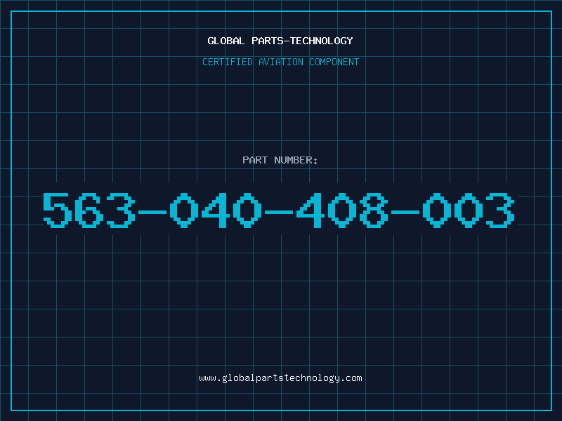 Aviation Part 563-040-408-003