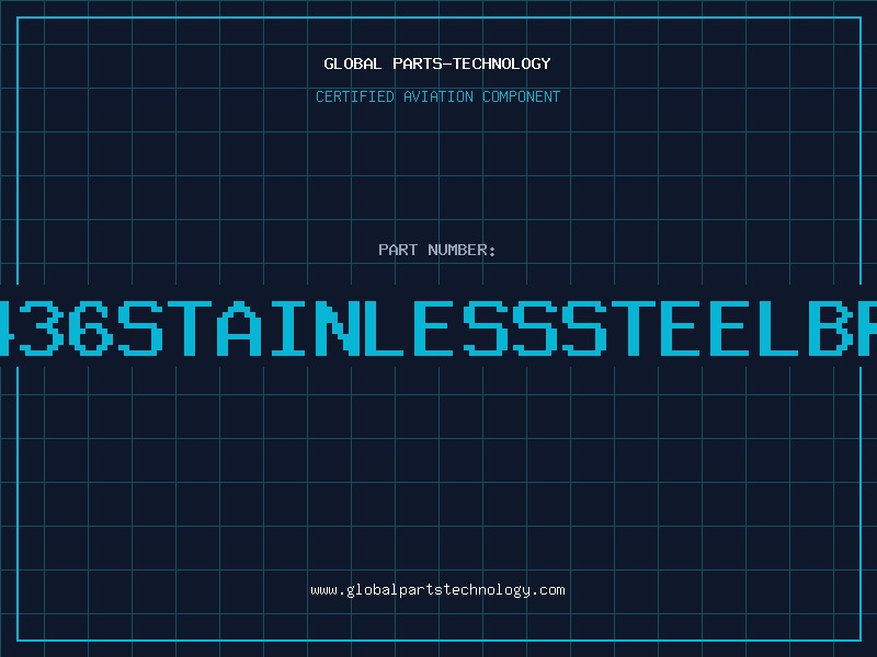 Aviation Part 56436STAINLESSSTEELBRAI