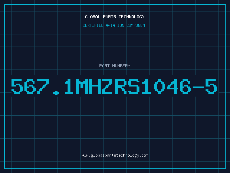 Aviation Part 567.1MHzRS1046-5