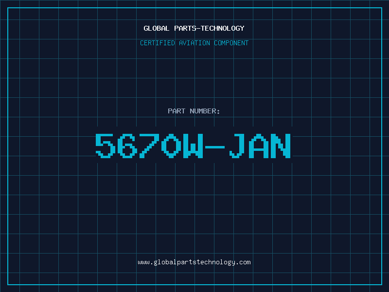 Aviation Part 5670W-JAN