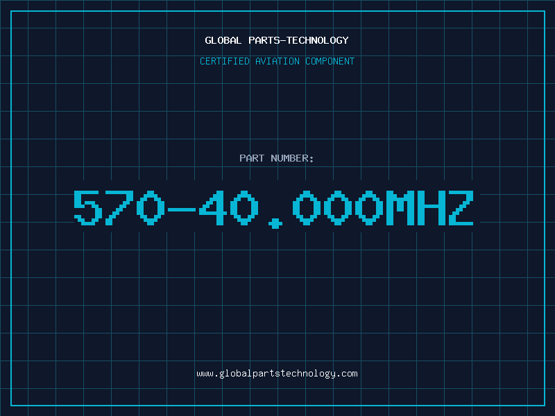 Aviation Part 570-40.000MHZ