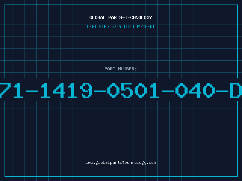 Aviation Part 571-1419-0501-040-DL