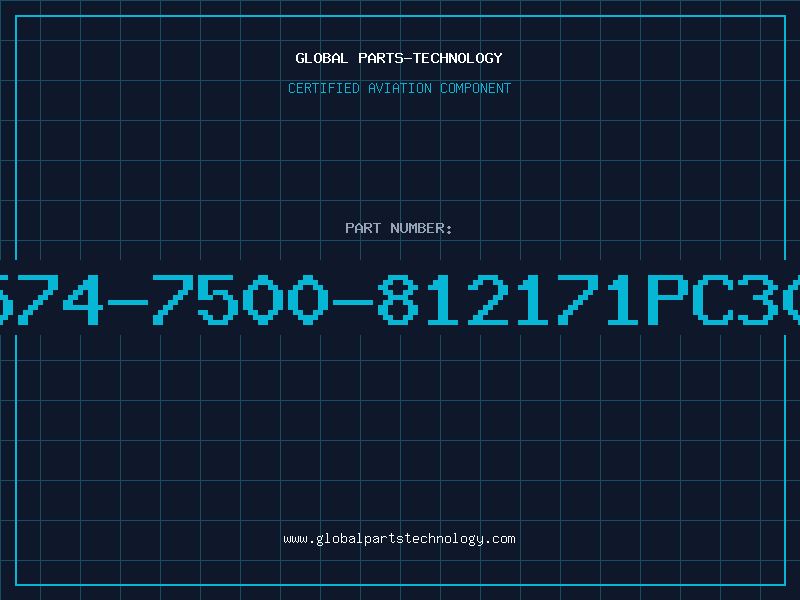 Aviation Part 574-7500-812171PC30