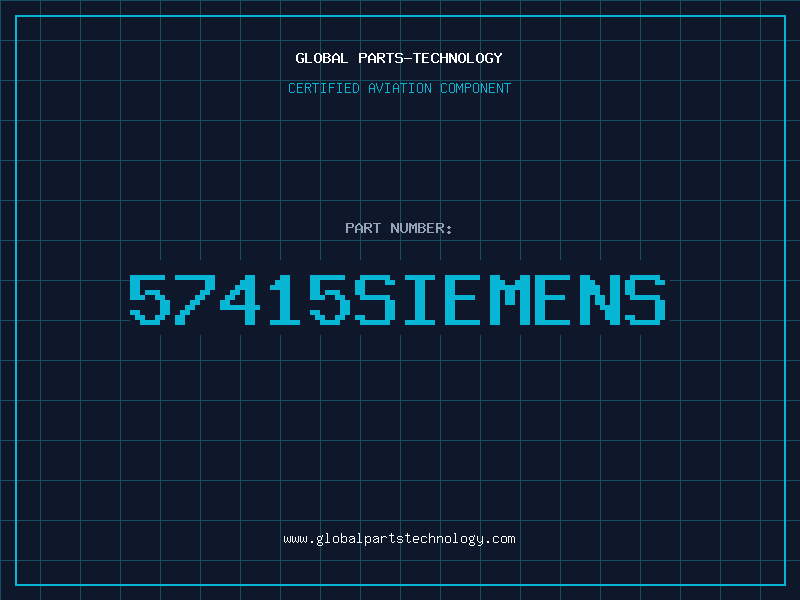 Aviation Part 57415SIEMENS