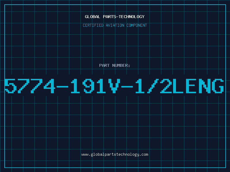 Aviation Part 5774-191V-1/2LENG