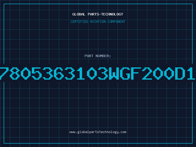 Aviation Part 57805363103WGF200D10