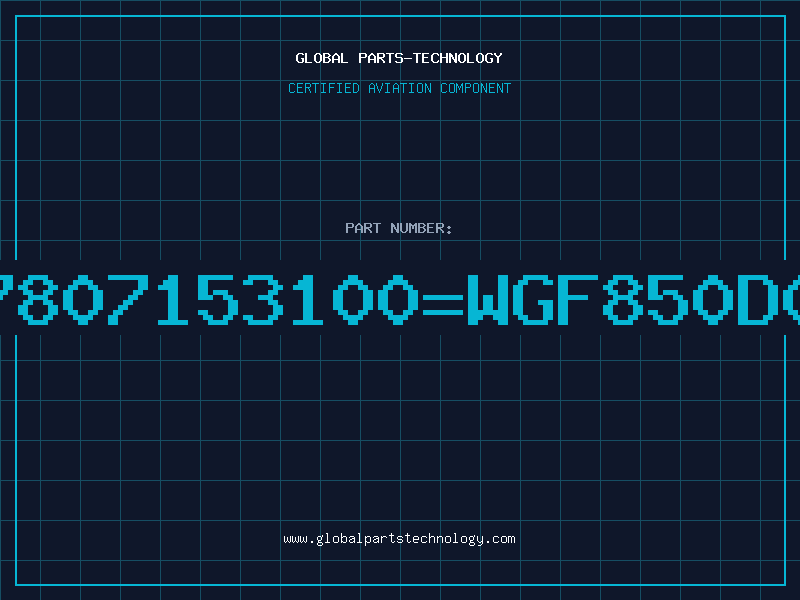 Aviation Part 57807153100=WGF850D08