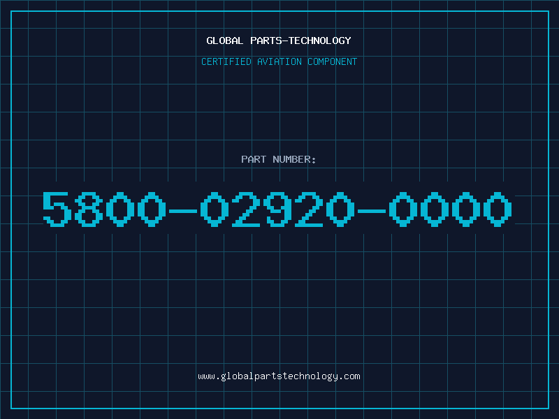Aviation Part 5800-02920-0000