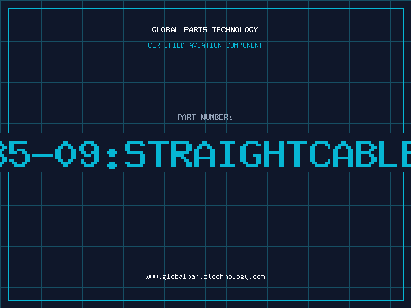 Aviation Part 5802-7985-09:STRAIGHTCABLEJACKGOL