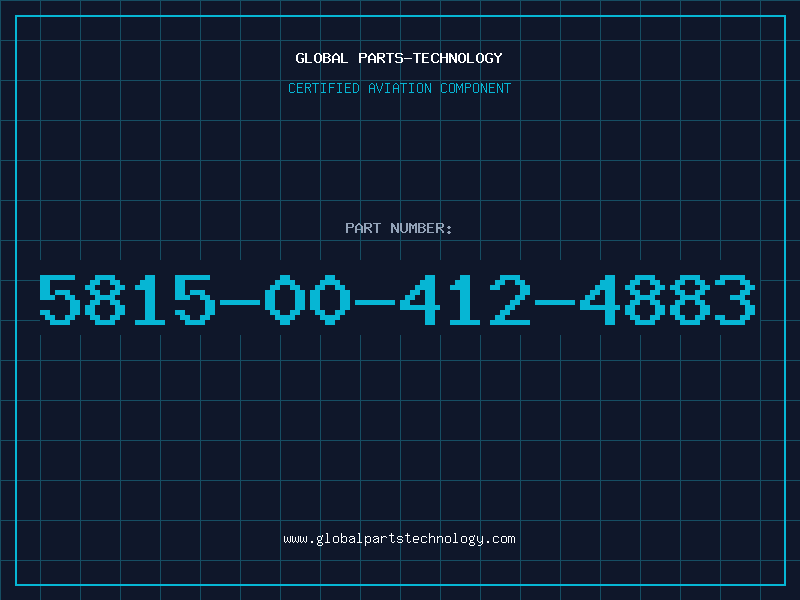 Aviation Part 5815-00-412-4883