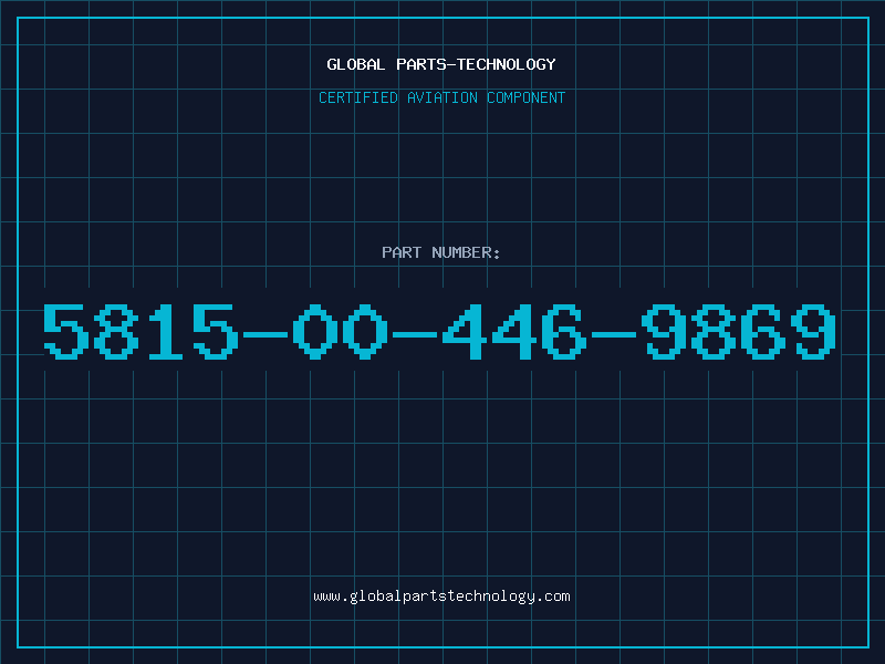 Aviation Part 5815-00-446-9869