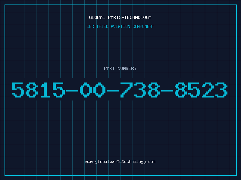 Aviation Part 5815-00-738-8523