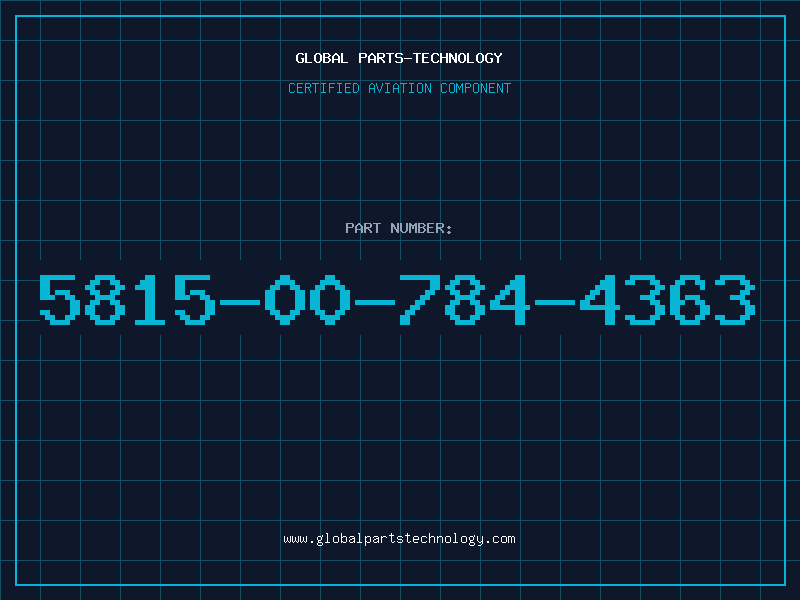 Aviation Part 5815-00-784-4363