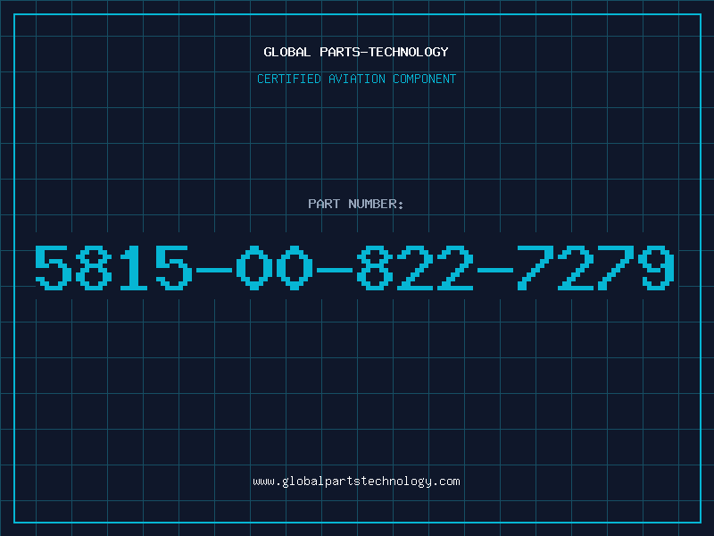 Aviation Part 5815-00-822-7279