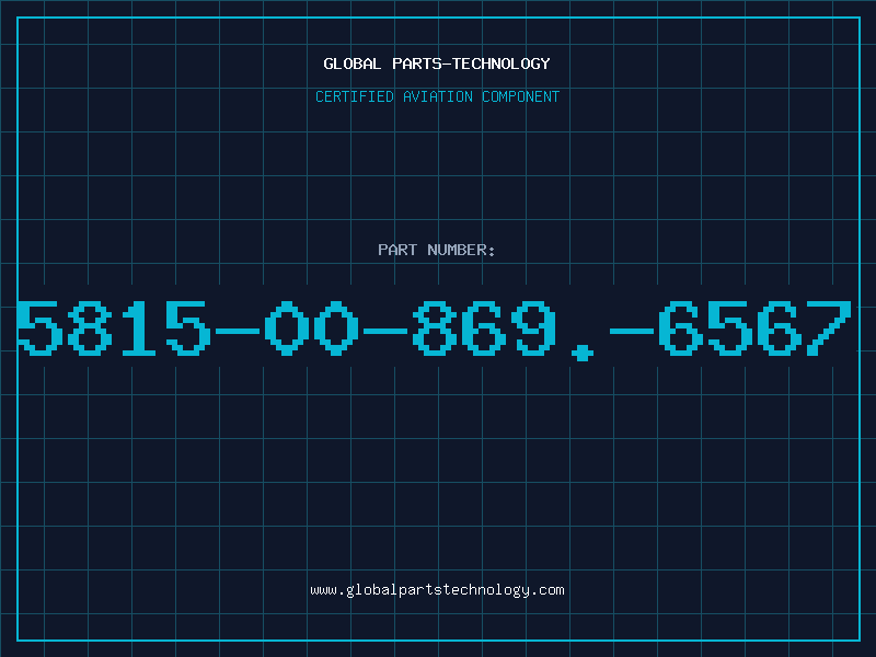 Aviation Part 5815-00-869.-6567
