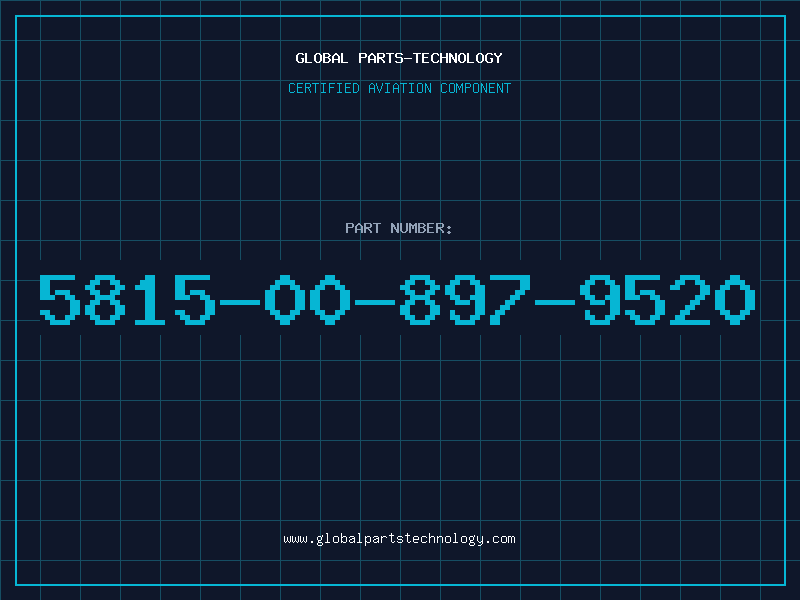 Aviation Part 5815-00-897-9520