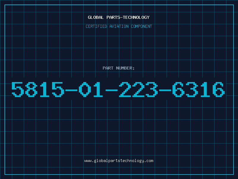 Aviation Part 5815-01-223-6316