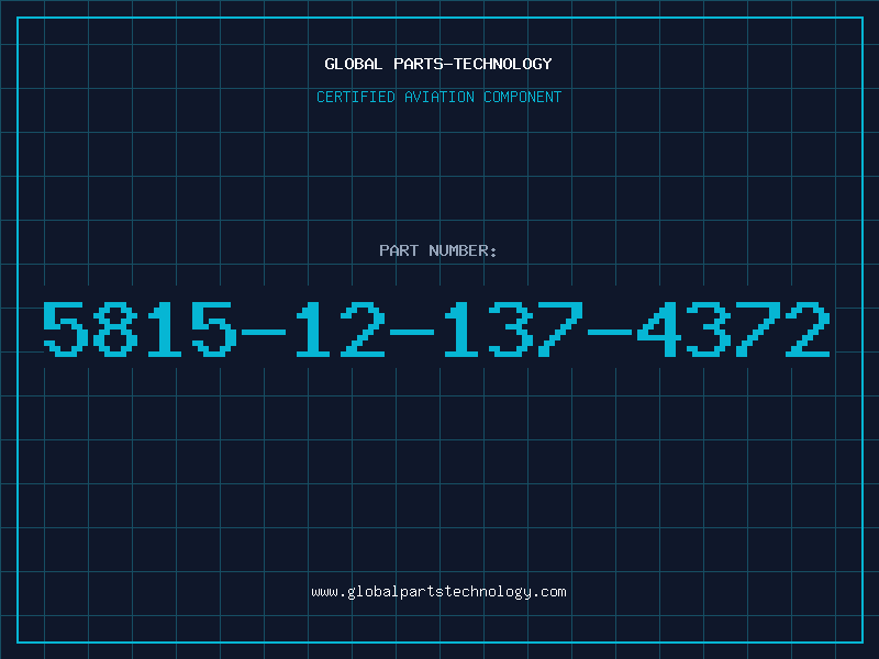 Aviation Part 5815-12-137-4372