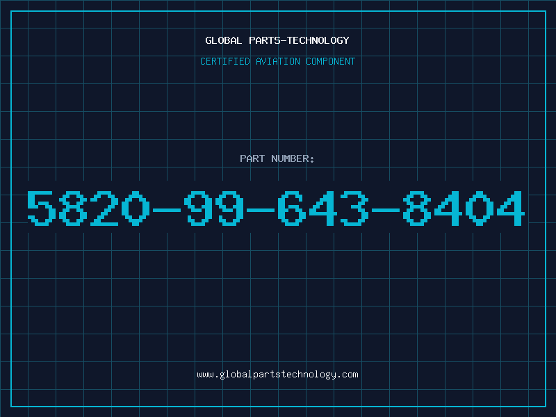 Aviation Part 5820-99-643-8404