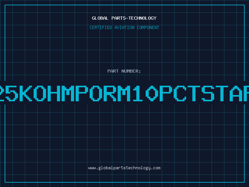 Aviation Part 5825KOHMPORM10PCTSTAPER