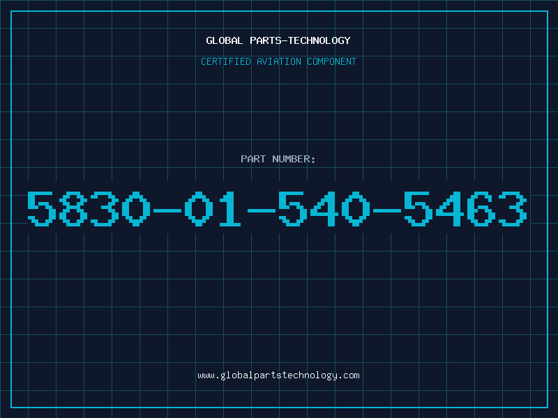 Aviation Part 5830-01-540-5463
