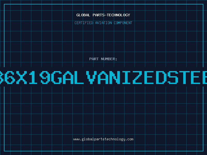 Aviation Part 586X19GALVANIZEDSTEEL