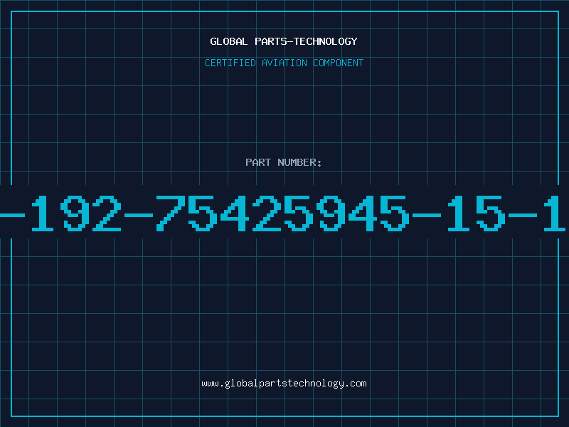 Aviation Part 5895-00-192-75425945-15-134-9129