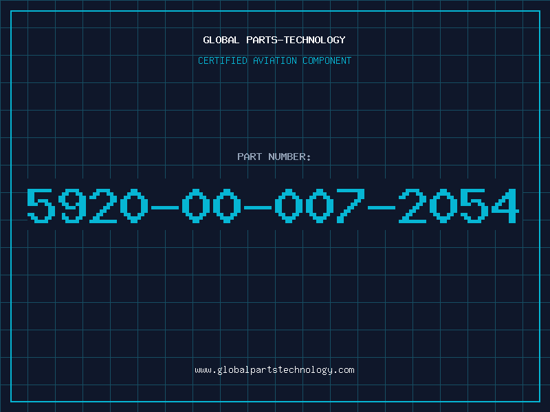 Aviation Part 5920-00-007-2054