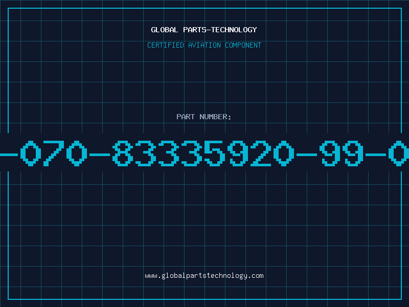 Aviation Part 5920-00-070-83335920-99-024-0000