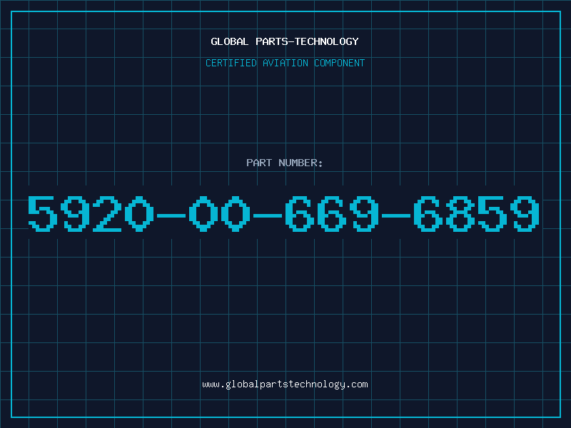 Aviation Part 5920-00-669-6859