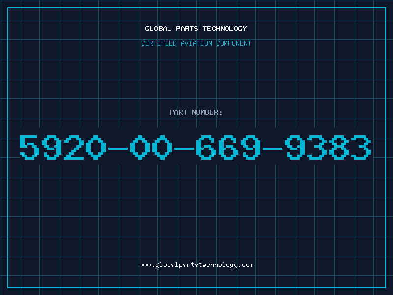 Aviation Part 5920-00-669-9383