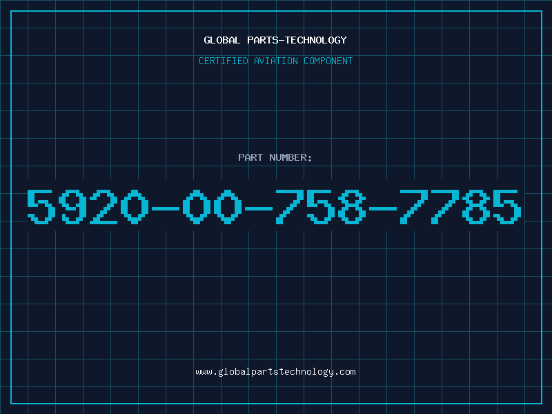 Aviation Part 5920-00-758-7785