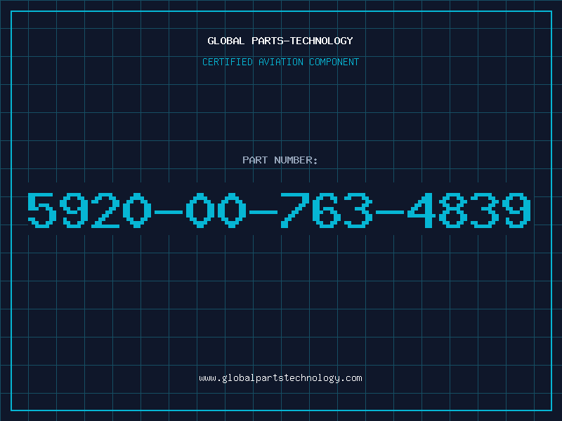 Aviation Part 5920-00-763-4839