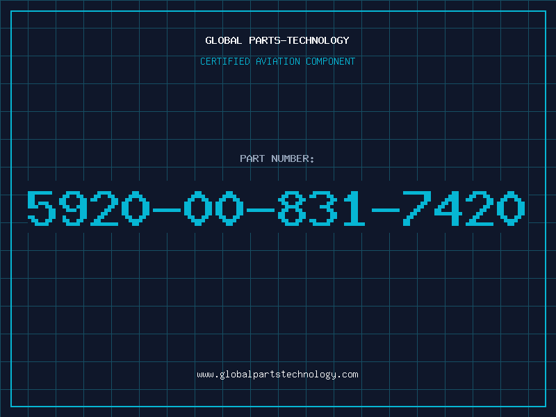 Aviation Part 5920-00-831-7420