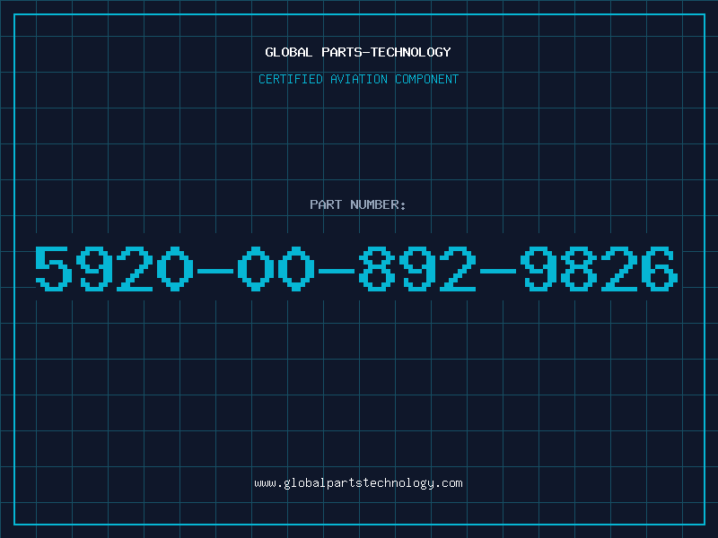 Aviation Part 5920-00-892-9826