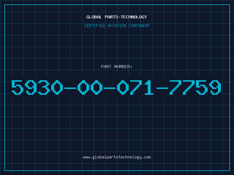 Aviation Part 5930-00-071-7759