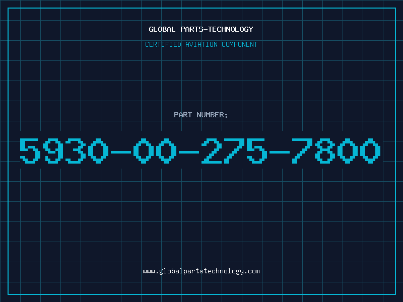 Aviation Part 5930-00-275-7800