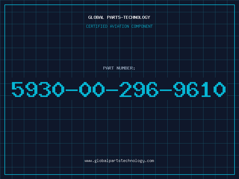 Aviation Part 5930-00-296-9610